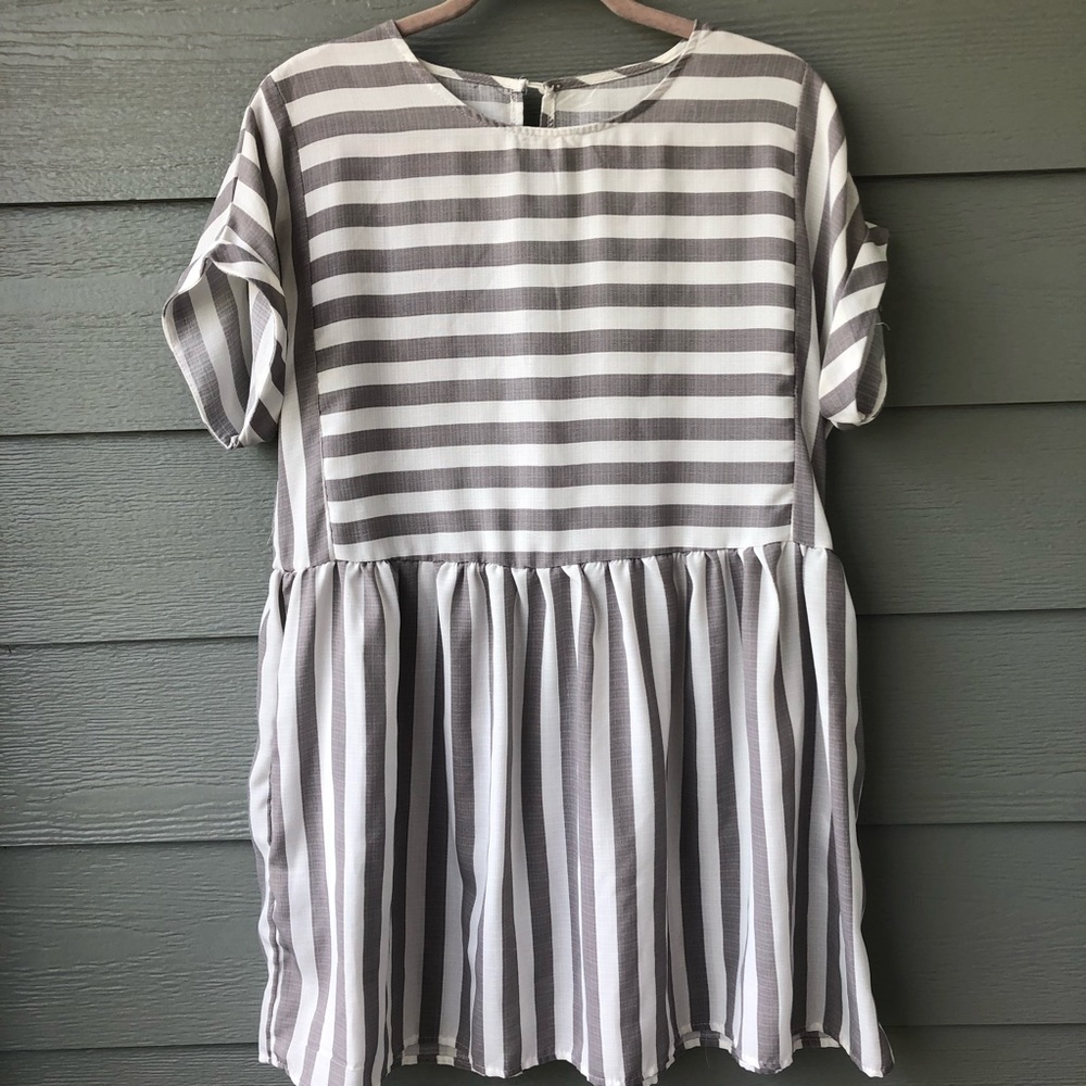 Vintage Baby Doll Drop Waist Dress